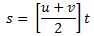 Distance travelled equation