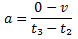 Acceleration Equation