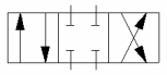 2 Position 4 Port Valve With Fully Closed Centre