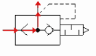 Rapid Exhaust Valve (closed)